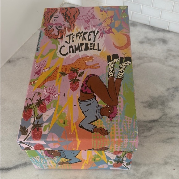 Jeffrey Campbell Accessories - Jeffrey Campbell Artistic Multicolor Shoe Box